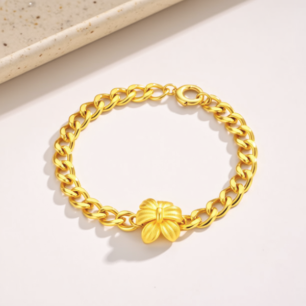 3克左右黄金手链图片